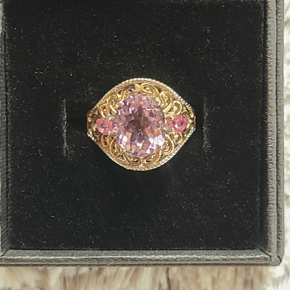 Pink Amethyst Ring